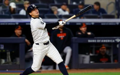 Volpe conecta un doble productor de dos carreras en la sexta entrada y los Yankees vencen a los Orioles 6-3 para dividir honores en la doble cartelera.
