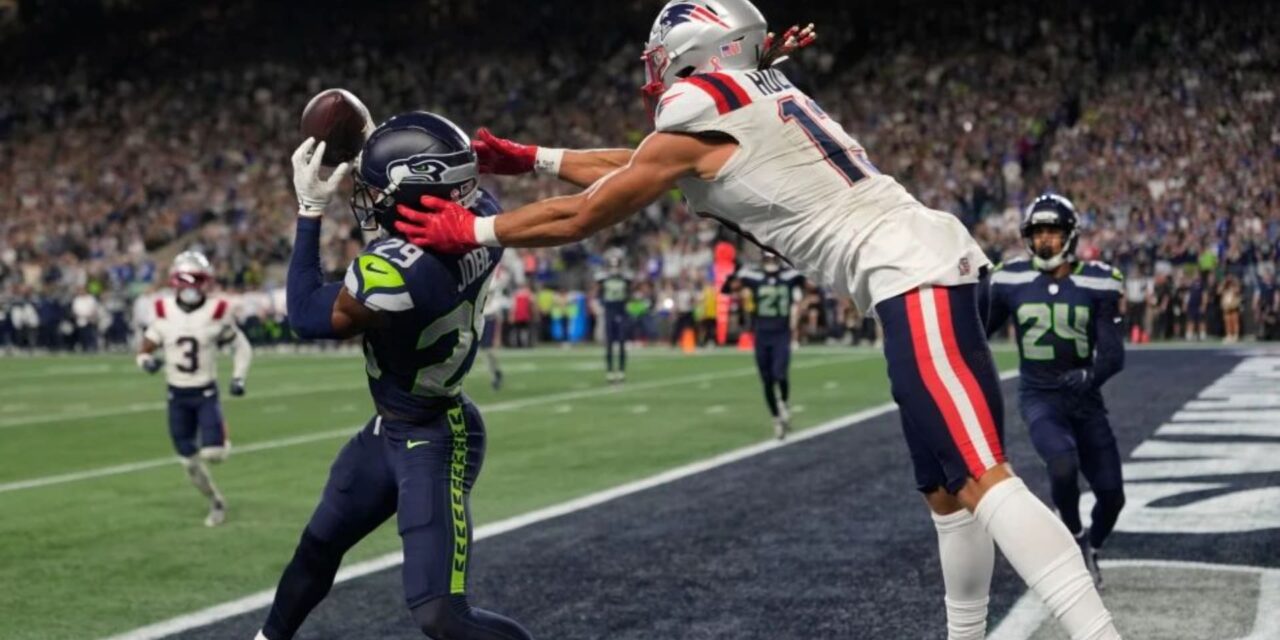 Seahawks interceptan 3 veces a Drake Maye y vencen 13-10 a Patriots en revancha del Super Bowl