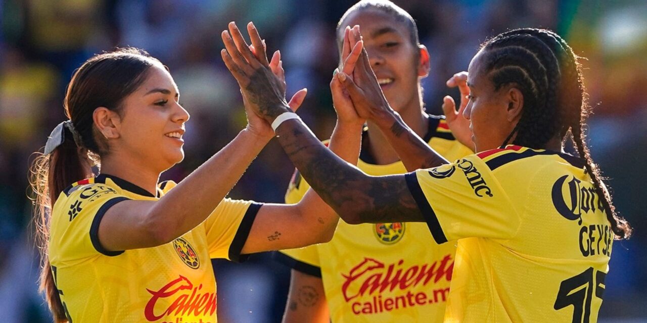 Geyse anota dos veces en la goleada de América sobre León