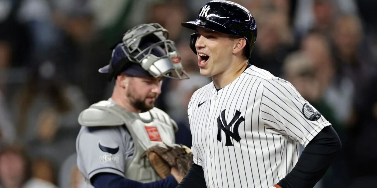 Ben Rice pega 2 jonrones y llega a 41 en triunfo 9-2 de Yankees ante Rays