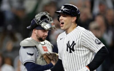 Ben Rice pega 2 jonrones y llega a 41 en triunfo 9-2 de Yankees ante Rays