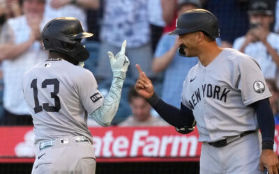 Spencer Jones y Jazz Chisholm Jr. respaldan a Gerrit Cole en triunfo de Yankees, 7-3 ante Angelinos