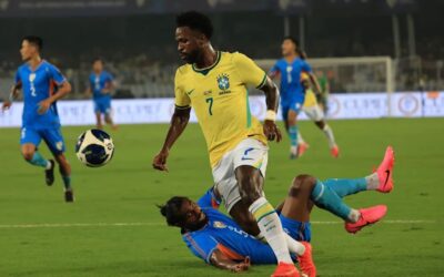 Brasil gana ante la India
