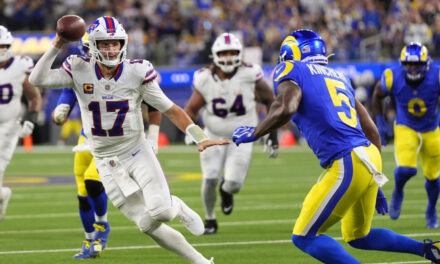 Josh Allen suma 331 yardas y los Bills superan a los Rams 37-34 en tiempo extra.