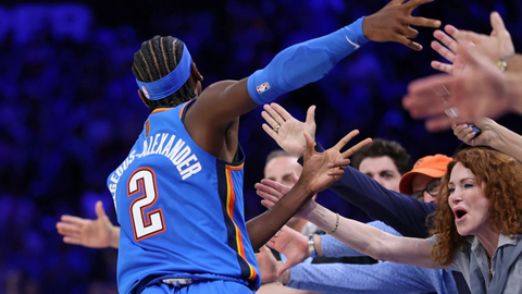 Thunder supera los problemas de tiro de Gilgeous-Alexander y vence 96-84 a Nuggets