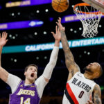 Ja Morant y Damian Lillard lideran a unos invictos Trail Blazers en su victoria sobre los Lakers por 136-129, a pesar de los 41 puntos de Luka Doncic.