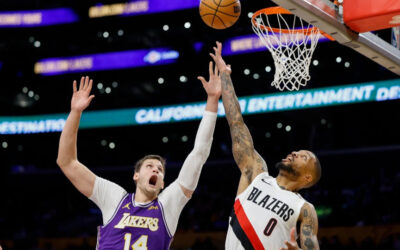 Ja Morant y Damian Lillard lideran a unos invictos Trail Blazers en su victoria sobre los Lakers por 136-129, a pesar de los 41 puntos de Luka Doncic.