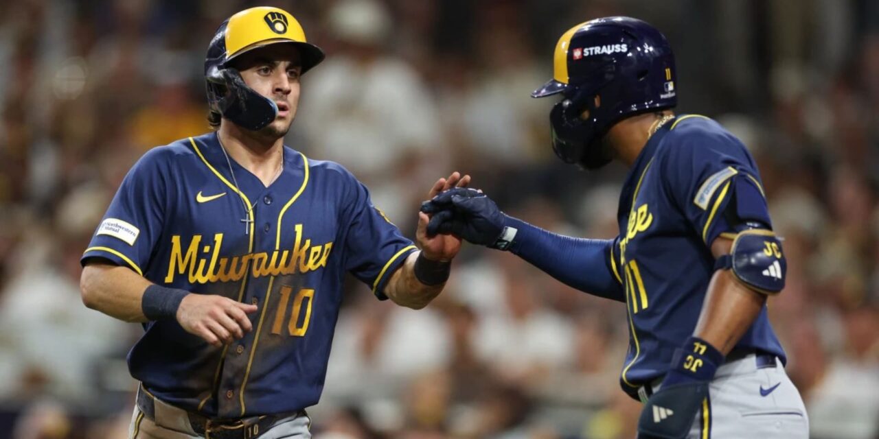 Los Brewers eliminan a los Padres con una victoria de 3-1 en el cuarto juego y avanzan a una revancha de la NLCS contra los Dodgers.
