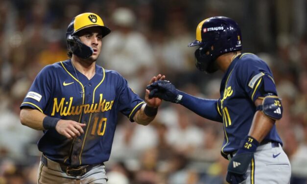Los Brewers eliminan a los Padres con una victoria de 3-1 en el cuarto juego y avanzan a una revancha de la NLCS contra los Dodgers.