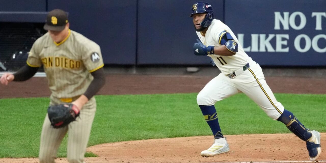 Un sencillo de dos carreras de Chourio ante Miller, con dos outs en la novena entrada, dio a los Brewers la victoria sobre los Padres y una ventaja de 2-0 en la NLDS.