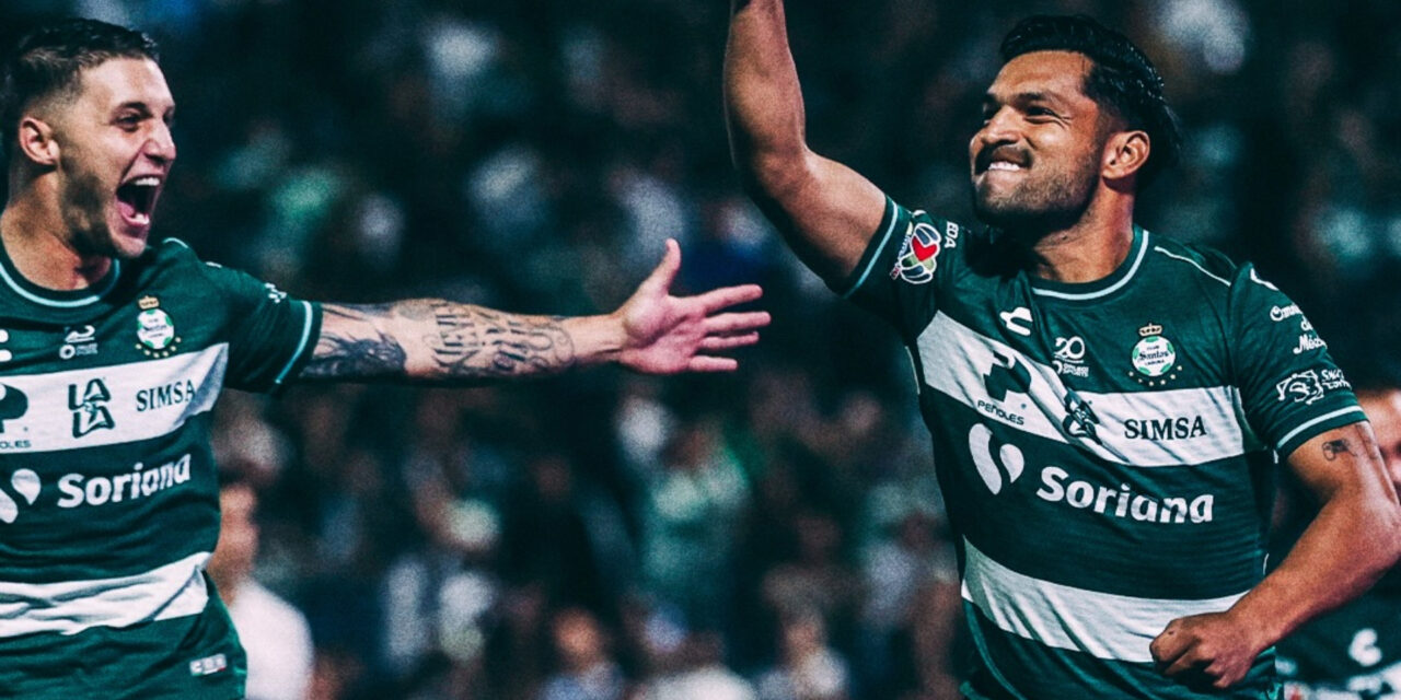 logró seis Triunfo de Santos ante Pumas