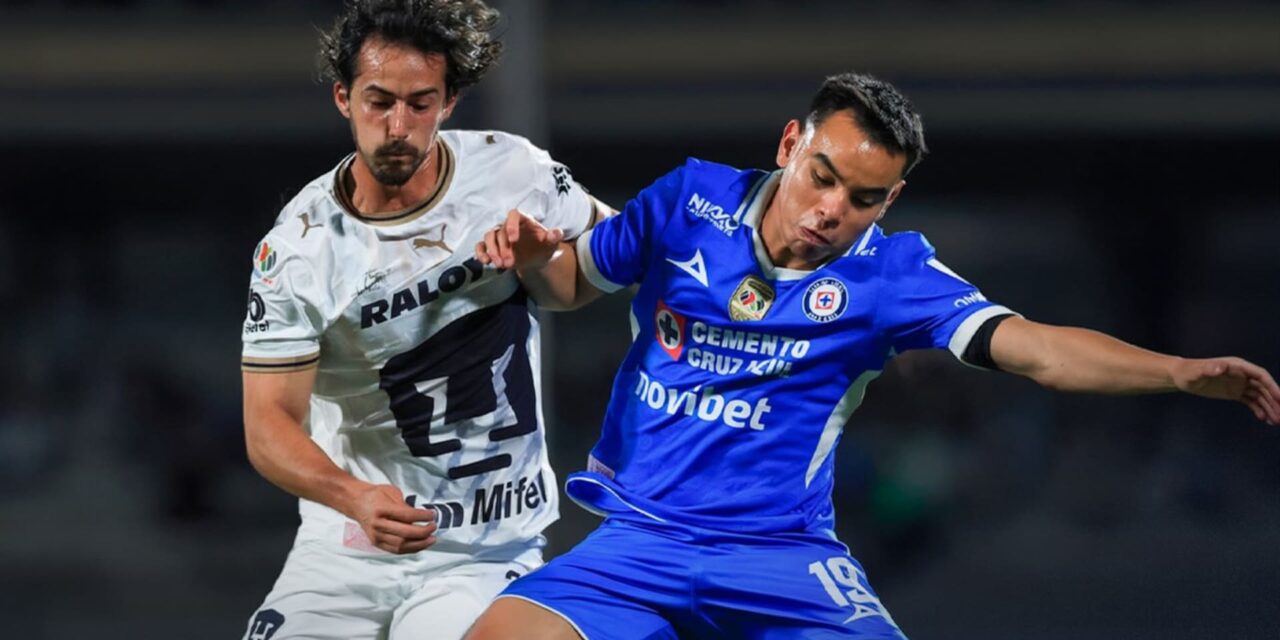 Pumas dejó escapar ventaja y Cruz Azul le sacó el empate