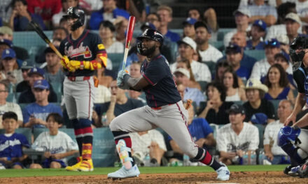 Michael Harris II guía a los Braves a una victoria de 3-2 sobre los Dodgers en el segundo juego para empatar la NLDS.