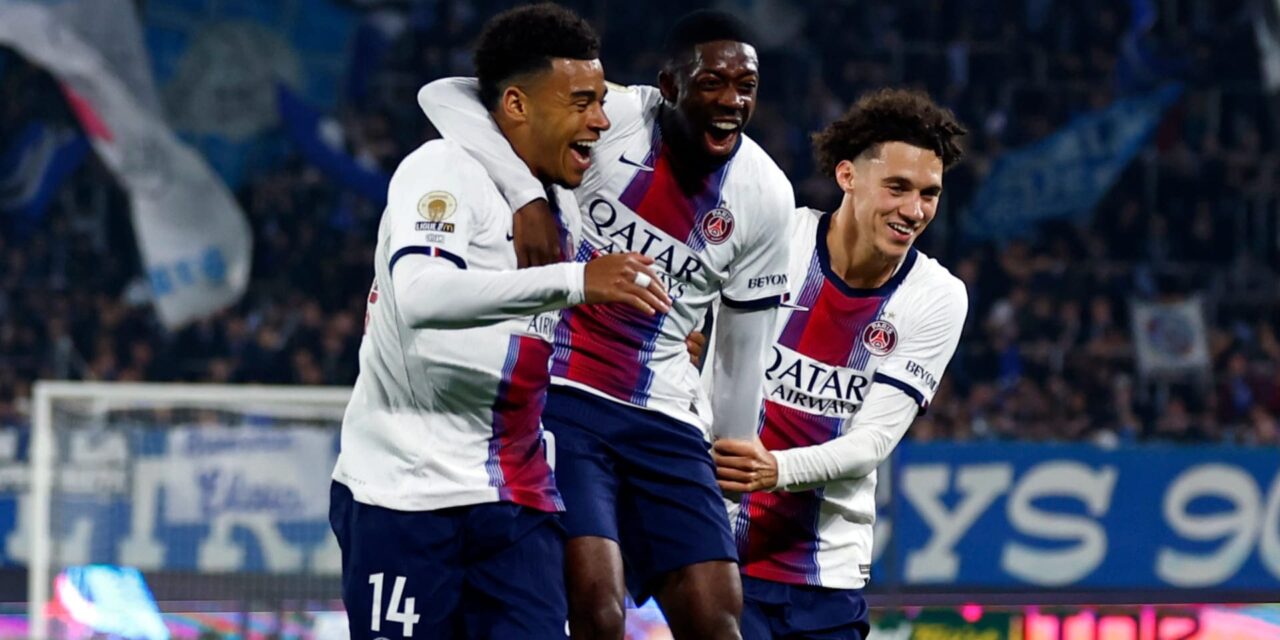Dembélé salva los muebles al PSG en Estrasburgo