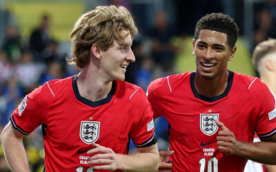 Bellingham se recrea e Inglaterra golea a Croacia