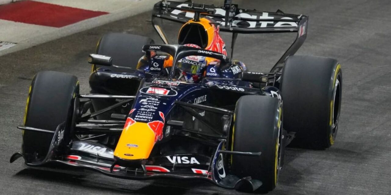 Verstappen obtiene la pole para el sprint de F1 en Singapur y Russell recorta a Antonelli