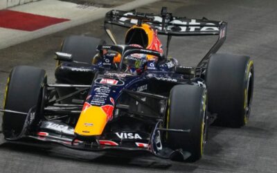 Verstappen obtiene la pole para el sprint de F1 en Singapur y Russell recorta a Antonelli