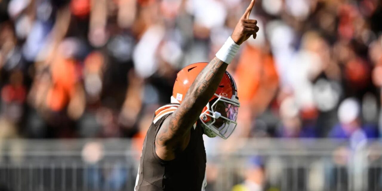 Deshaun Watson lidera avance para gol de campo ganador y Browns remontan 13-10 ante Ravens