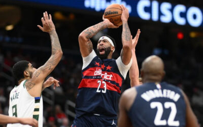 Anthony Davis brilla en su debut con Washington y los Wizards superan 128-116-a los Bucks