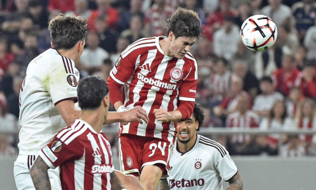 Armando Gónzalez anota gol y le da triunfo al Olympiacos en Europa League