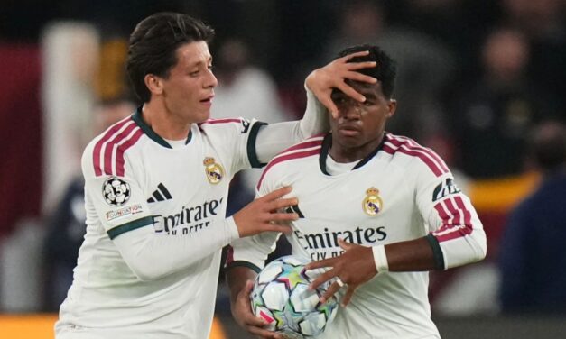  Real Madrid consigue triunfo agónico ante la Roma