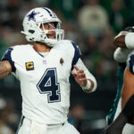 Dak Prescott throws 3 TD passes, Javonte Williams runs for 155 yards as Cowboys beat Eagles 38-21