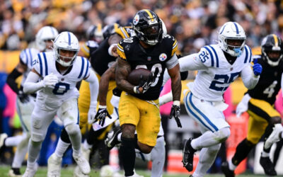 La brillante actuación de Jaylen Warren guía a los Steelers a la victoria sobre los Colts por 34-22.