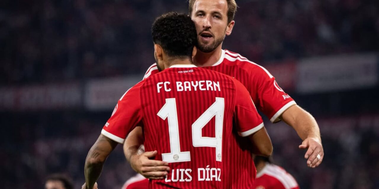 Luis Díaz encabeza con un triplete la fiesta goleadora del Bayern
