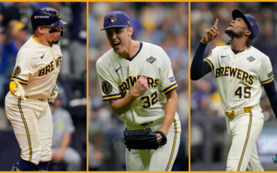 Brewers resisten intento de remontada de Rays y ganan 3-2 el 1er juego de la Serie Mundial