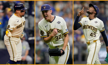 Brewers resisten intento de remontada de Rays y ganan 3-2 el 1er juego de la Serie Mundial