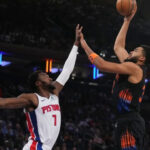 Knicks logran 1ra victoria de la temporada: 111-97 ante Pistons