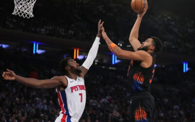 Knicks logran 1ra victoria de la temporada: 111-97 ante Pistons