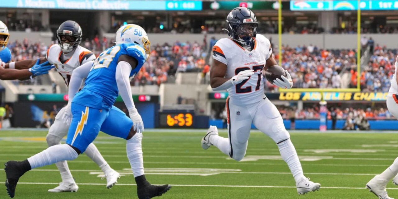 Goles de campo de Wil Lutz impulsan a Broncos a vencer 23-17 a Chargers en el último cuarto
