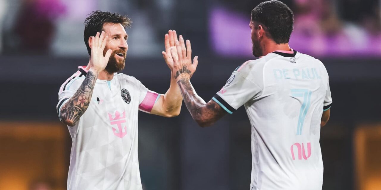 Messi pone pase para tanto de De Paul e Inter Miami asegura plaza en playoffs de la MLS