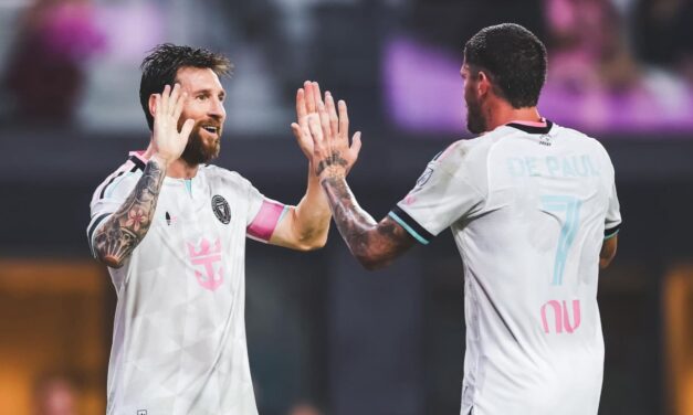 Messi pone pase para tanto de De Paul e Inter Miami asegura plaza en playoffs de la MLS